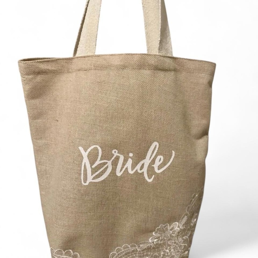 Bride Tote‎ Bag Floral Embroidery